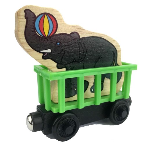 Circus train elephant - circus,