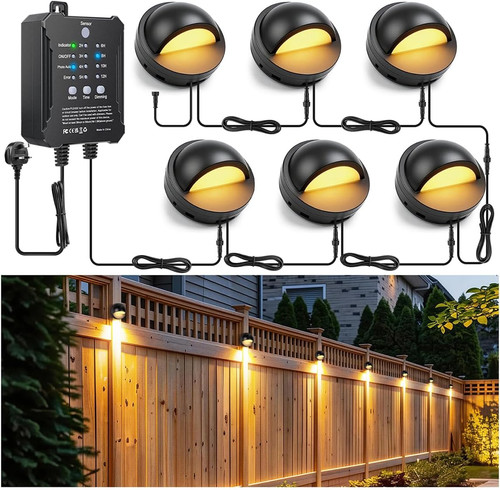 Pack led garden fence - fence, lights