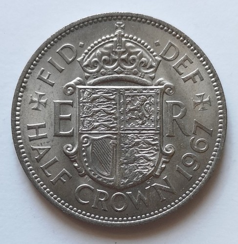 Half crown coin 1967 - coin,