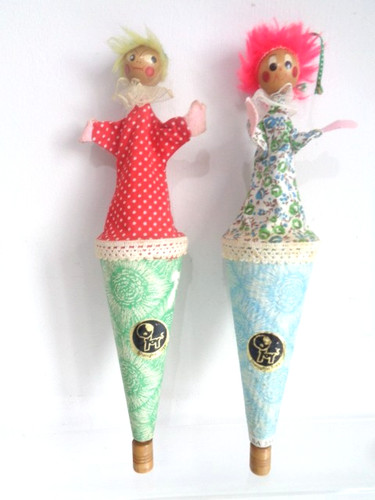 Pair vintage shanghai toys - pair,