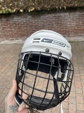 Nike Bauer Helmet Ice Hockey NBH1500M FM2500 Cage White - M