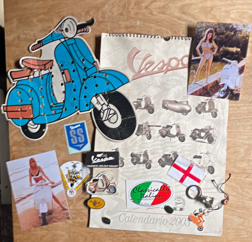 Vespa memorabilia 80s 90s - vespa,