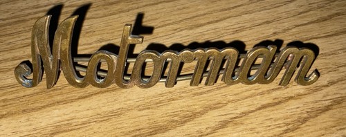 Motorman motor services tram - services,