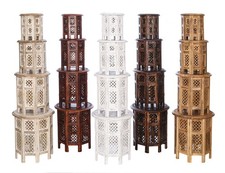 Beautiful Round Carved Indian