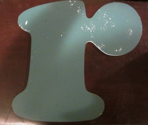 Large plastic letters indoor - plastic,
