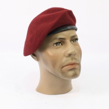 Replica WW2 British Army Airborne (Parachute) Red Beret by Kay Headdress (Sup...