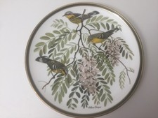 Franklin Porcelain National Audubon Songbirds the World "Magnolia Warbler" Plate