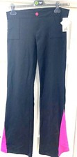 ZUMBA Ladies black gym stretch pants bootcut trousers Dance Size 16-18 XXL 2XL