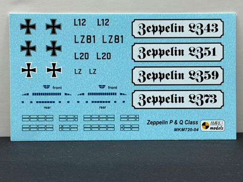 Decals 720 mark models - 1:720,