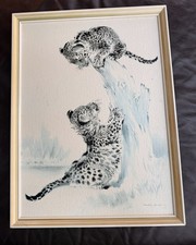 Vintage Leopard Cubs Picture