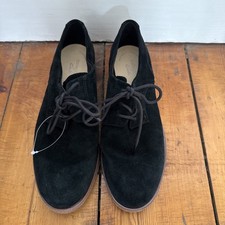 Clarks Womens Black Suede