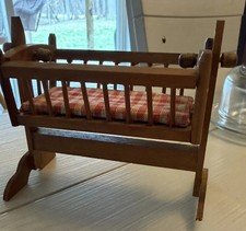 Vintage Mini Wooden Cradle
