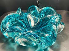 MCM Murano Art Glass Blue