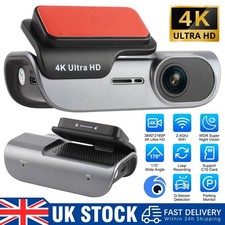 GPS 4K Dash Cam Wireless WiFi