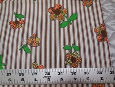 Vintage patches flowers cotton