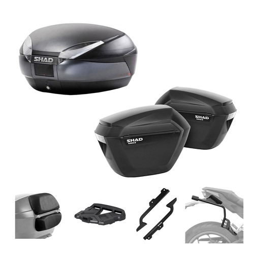 Shad sh48k top case and - shad, sh23k