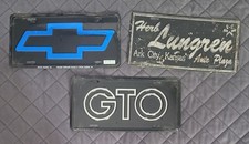 Set Of 3 Novelty License