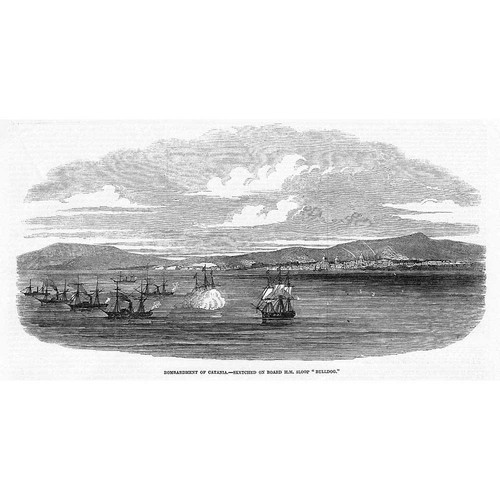 Italy bombardment catania - italy, of