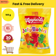 Maynards Bassetts Jelly Babies, Fruity & Chewy Classic Sweets, 165 g (Pack of 1)
