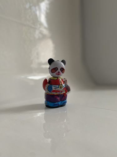 Panda drummer tin plate wind - panda,