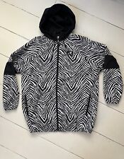 New Balance Zebra Print Lightweight Coat  Women’s Festival/Rave Size M 