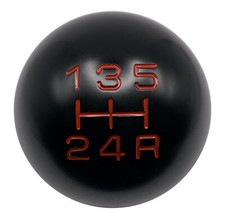 black red gear shift knob for