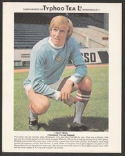 TYPHOO TEA Premium Football Stars 1973 Colin Bell Manchester City