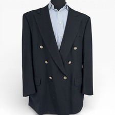 Vintage Burberrys Black Double