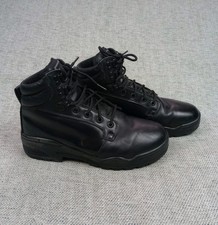 Magnum Patrol Boots HTV-6512 Size UK 7 Black Leather Lace Up Safety Boots