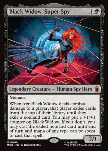 Black widow super - black,