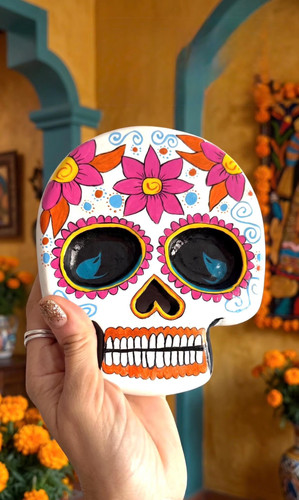 Skull wall decor - wall, gift