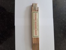 Folding Wooden Ruler In