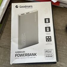 Lightweight slim 4000mAh powerbank (SILVER)