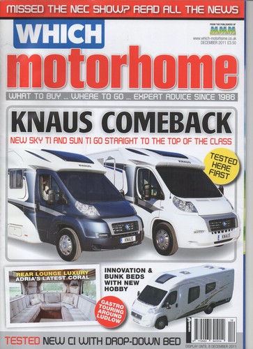 Which motorhome december 2011 - motorhome,