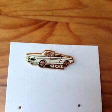 Peugeot 404 Cabriolet badge pin lapel car automobilia