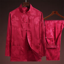 Tang Suit Men Hanfu Chinese Traditional Clothes Kung Fu Tops and Pants