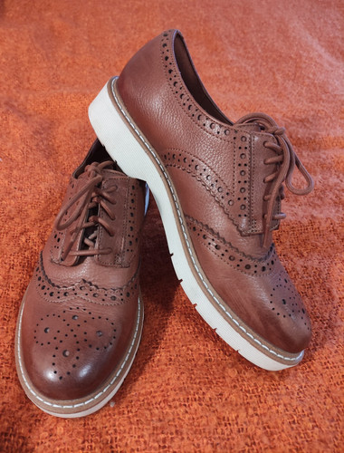 Clarks brown leather lace - clarks,