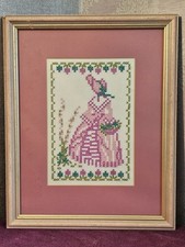 Vintage Hand Stitched Cross