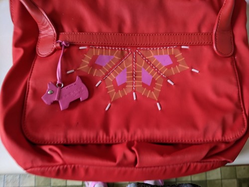 Red radley bag used - radley, in