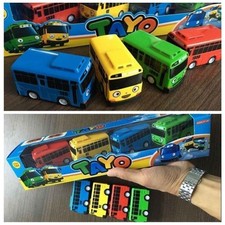 4 pcs Cars Toy The Little Bus TAYO Friends Special Set Tayo Rogi Gani Rani Mini-