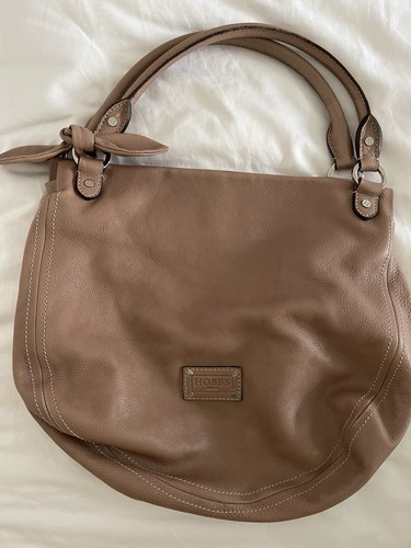 Hobbs taupe pebbled leather - hobbs,