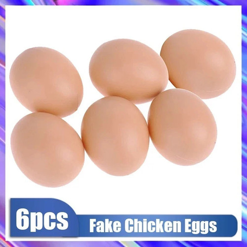 6pcs plastic eggs - 6pcs,