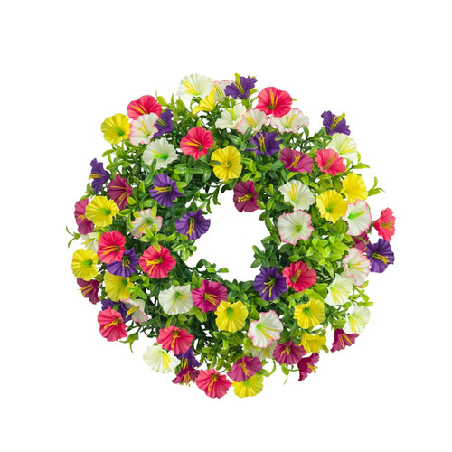 Silk trumpet wreath - trumpet, realistic