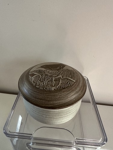 Studio pottery trinket dish - studio,