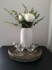 Vintage Collection - Set Of Four Etched Champagne / Cocktail Coupe Glasses £12