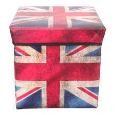 British Flag Storage Stool