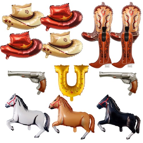 Pcs cowboy boots - 14, balloon
