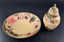 Vintage Enamel Painted Lidded