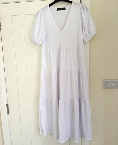 Primark white neck - white, short