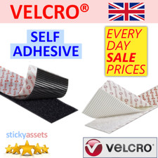 VELCRO® SELF ADHESIVE TAPE Hook and Loop Double-Sided Stick On Fastener Strips
